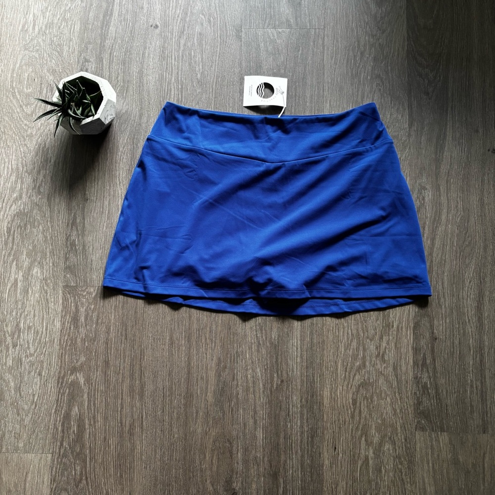 NWT Daily Practice (Anthropologie) Blue Athletic Mini Skort